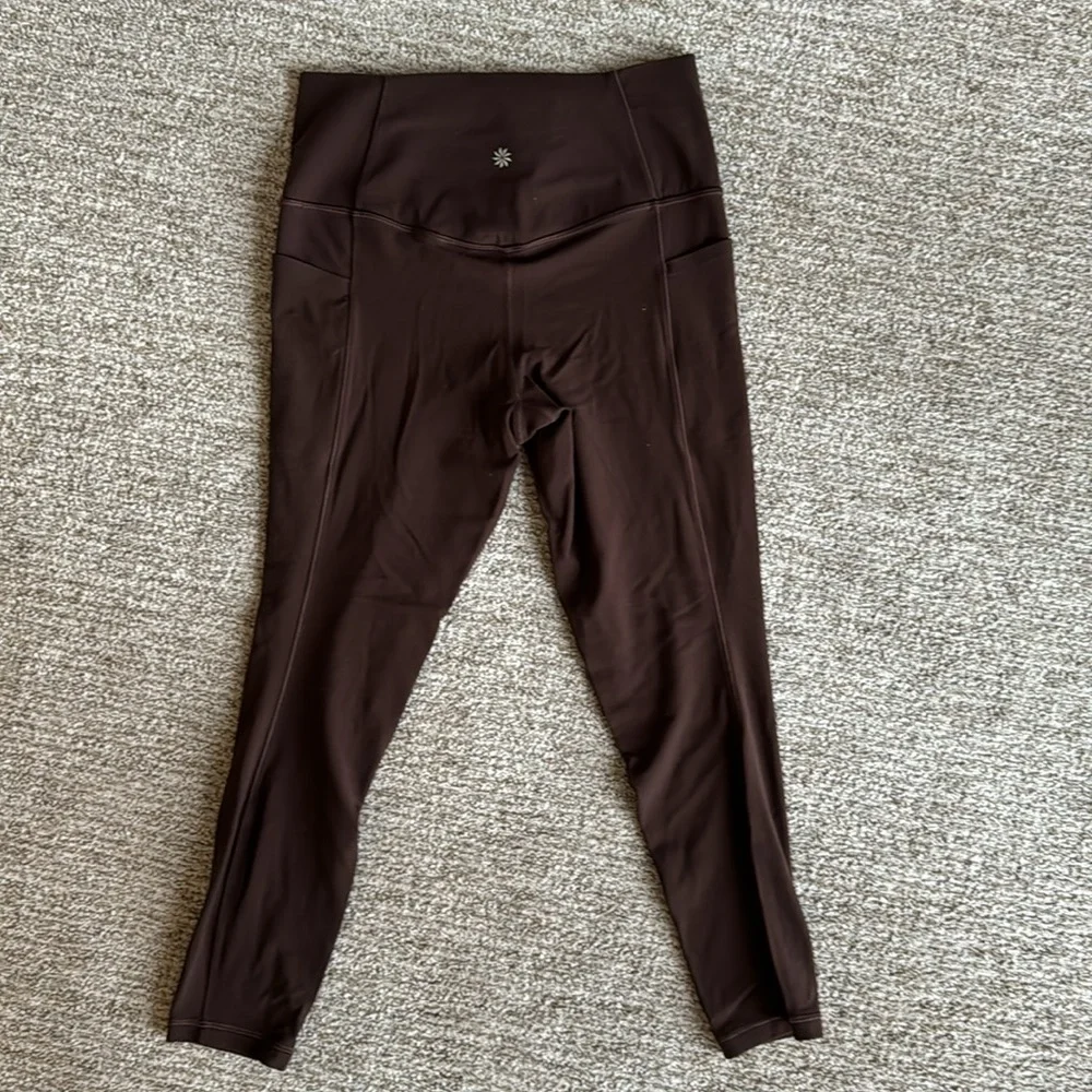 Athleta Brown Leggings - Picture 2 of 3